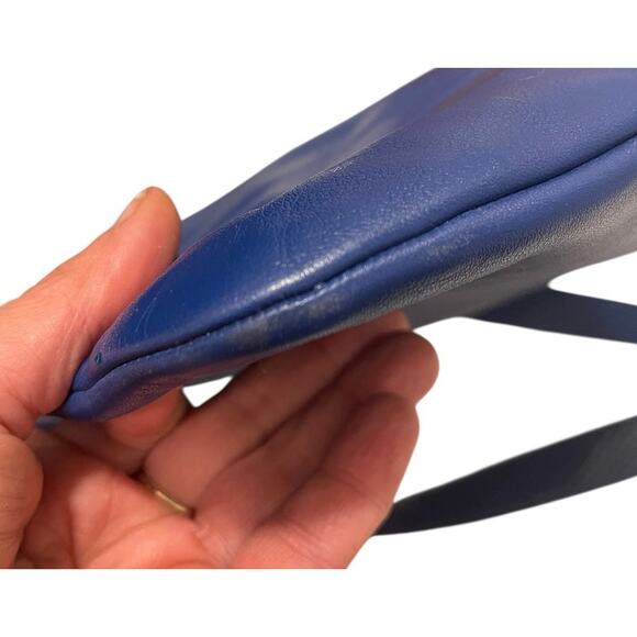 Vintage Coach Penelope Royal Blue Leather Crossbody Purse - Picture 4 of 7